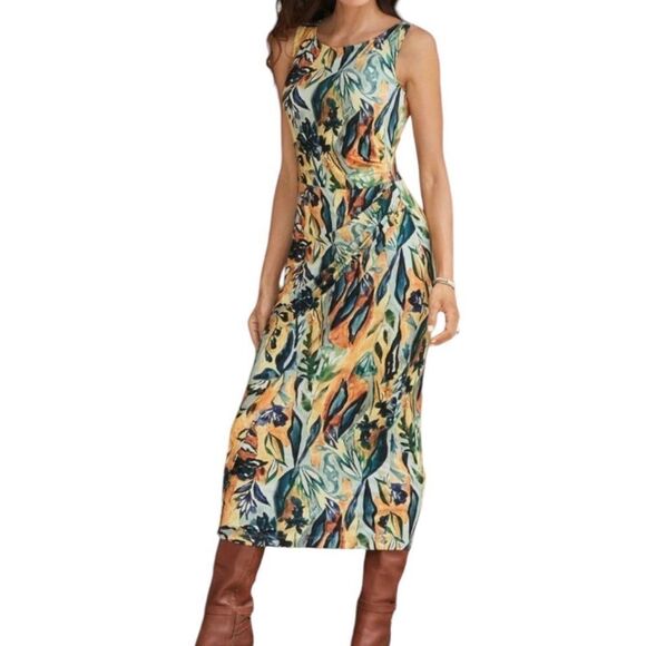 Sz M Peruvian Connection Amira Maxi Dress $249 MSRP NWOT
